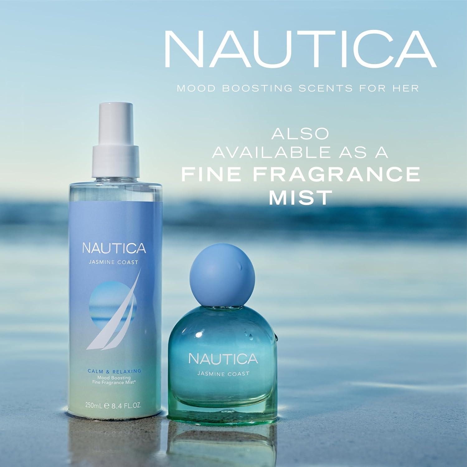 imageNautica for Her Jasmine Coast Eau De Parfum 16 Fl Oz Pack of 1 Notes of Pear Jasmine and Musk Womens Fragrance Long Lasting MoodBoosting Fragrance Vegan Formula Travel Size84 Fl Oz Pack of 1