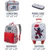 imageNautica Kids Luggage  18quot Airline Approved Rolling Hardside Upright Carryon Suitcase with Wheels Pastel ShellPirate Ahoy  5pc School Set