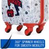 imageNautica Kids Luggage  18quot Airline Approved Rolling Hardside Upright Carryon Suitcase with Wheels Pastel ShellPirate Ahoy