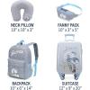 imageNautica Kids Luggage  18quot Airline Approved Rolling Hardside Upright Carryon Suitcase with Wheels Pastel ShellPolar Voyage  5pc Travel Set