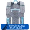imageNautica Kids Luggage  18quot Airline Approved Rolling Hardside Upright Carryon Suitcase with Wheels Pastel ShellPolar Voyage  5pc Travel Set