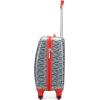 imageNautica Kids Luggage  18quot Airline Approved Rolling Hardside Upright Carryon Suitcase with Wheels Pastel ShellShark Attack