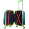 imageNautica Kids Luggage  18quot Airline Approved Rolling Hardside Upright Carryon Suitcase with Wheels Pastel ShellSubmarine Journey