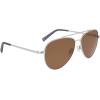 imageNautica Mens N101sp Pilot SunglassesMatte Silver