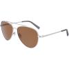 imageNautica Mens N101sp Pilot SunglassesMatte Silver