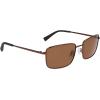 imageNautica Mens N102sp Rectangular SunglassesMatte Brown