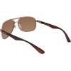 imageNautica Mens N2245s Pilot SunglassesBrown