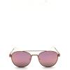 imageNautica Mens N4641sp Round SunglassesMatte Rose GoldRose Gold Mirror Polarized