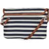 imageNautica Womens RFID Blocking Mini CrossbodyIndigoBoneSand
