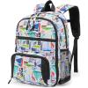 imageNautica Backpack for Kids  Kindergarten Elementary Children Backpack  16quot Tall  GraffitiSailboats