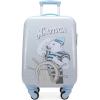 imageNautica Kids Luggage  18quot Airline Approved Rolling Hardside Upright Carryon Suitcase with Wheels Pastel ShellPolar Voyage
