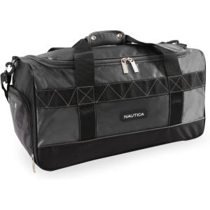 imageNAUTICA Dockside 22quot Sport Duffel BagDark Charcoal