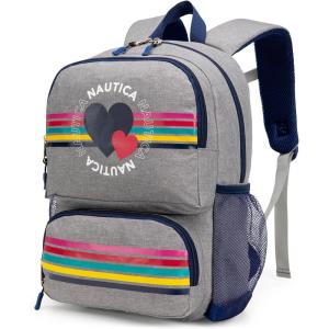 imageNautica Backpack for Kids  Kindergarten Elementary Children Backpack  16quot Tall  GraffitiHearts
