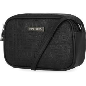 imageNautica Candid Camera Adjustable Crossbody Bag Embossed Black