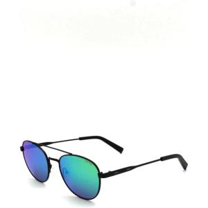 imageNautica Mens N4641sp Round SunglassesMatte BlackGreen Mirror Polarized