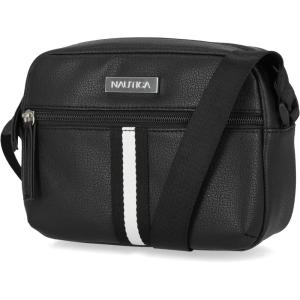 imageNautica Womens Candid Camera Adjustable Crossbody BagBowline Black