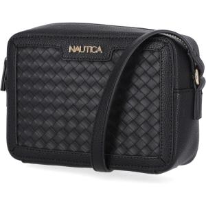 imageNautica Womens Candid Camera Adjustable Crossbody BagOn the Boarder Black