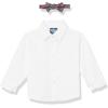 imageNautica Baby Boys 4Piece Suit Set with Dress Shirt Vest Pants and Bow TieRoasted Rouge