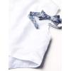 imageNautica Baby Boys 4Piece Suit Set with Dress Shirt Vest Pants and Bow TieWave Runner