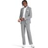 imageNautica Boys 2Piece Formal SuitMedium Grey Stripe