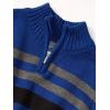 imageNautica Boys 2Piece Quarter Zip Pullover Sweater and Pants SetAcademy Blue