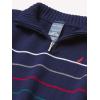 imageNautica Boys 2Piece Quarter Zip Pullover Sweater and Pants SetRetro Fox Navy