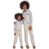 imageNautica Boys 4Piece Formal Suit Set with Vest Pants Collared Dress Shirt and TieSilver Birch