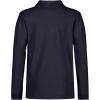 imageNautica Boys School Uniform Long Sleeve Polo Shirt Button Closure Comfortable Breathable FabricNavy