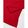 imageNautica Boys School Uniform Long Sleeve Polo Shirt Button Closure Comfortable Breathable FabricRed