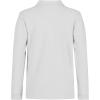 imageNautica Boys School Uniform Long Sleeve Polo Shirt Button Closure Comfortable Breathable FabricWhite