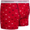 imageNautica Boys Stretch Performance Boxer Briefs 36 Pack  Breathable Underwear for Boys 618Red PrintBlackStripe 6pk