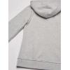 imageNautica Girls Fleece FullZip Hoodie SweatshirtGrey Heather