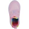 imageNautica Girls SlipOn Sneaker  Athletic Running Kids Shoe for Walking Running Tennis and Sports ToddlerLittle KidAlois Peony Rainbow