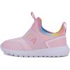 imageNautica Girls SlipOn Sneaker  Athletic Running Kids Shoe for Walking Running Tennis and Sports ToddlerLittle KidAlois Peony Rainbow