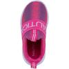 imageNautica Girls SlipOn Sneaker  Athletic Running Kids Shoe for Walking Running Tennis and Sports ToddlerLittle KidBright Pink Rainbow