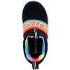 imageNautica Girls SlipOn Sneaker  Athletic Running Kids Shoe for Walking Running Tennis and Sports ToddlerLittle KidNavy Rainbow Elastic