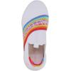 imageNautica Girls SlipOn Sneaker  Athletic Running Kids Shoe for Walking Running Tennis and Sports ToddlerLittle KidWhite Rainbowpierce