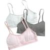 imageNautica Girls Training Bra  3 Pack6 Pack Seamless Padded Bralette Underwear for Girls with Removable Pads Sizes SXLPink Frost HeatherLight Bleach HeatherGrey Heather3pk