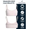 imageNautica Girls Training Bra  3 Pack6 Pack Seamless Padded Bralette Underwear for Girls with Removable Pads Sizes SXLPink Frost HeatherLight Bleach HeatherGrey Heather6pk
