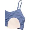 imageNautica Girls Training Bra  3 Pack6 Pack Seamless Padded Bralette Underwear for Girls with Removable Pads Sizes SXLPowder BlueScript WhiteOxford Blue3pk