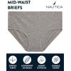 imageNautica Girls Underwear Briefs  5 Pack Comfort Stretch MidWaist Breathable Cotton Underwear Panties for Girls 412PinkGreyWhiteHeather Grey