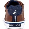 imageNautica Kids Double Strap Sneakers  Casual Athletic Shoes for Boys and Girls  Durable and Comfortable Fit for Toddlers and Little KidsTan Navyadish