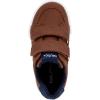 imageNautica Kids Double Strap Sneakers  Casual Athletic Shoes for Boys and Girls  Durable and Comfortable Fit for Toddlers and Little KidsTan Navyadish