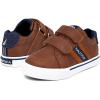 imageNautica Kids Double Strap Sneakers  Casual Athletic Shoes for Boys and Girls  Durable and Comfortable Fit for Toddlers and Little KidsTan Navyadish