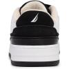 imageNautica Kids Double Strap Sneakers  Casual Athletic Shoes for Boys and Girls  Durable and Comfortable Fit for Toddlers and Little KidsWhite Blackgrosvenor