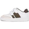 imageNautica Kids Double Strap Sneakers  Casual Athletic Shoes for Boys and Girls  Durable and Comfortable Fit for Toddlers and Little KidsWhite Olivescott