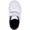 imageNautica Kids Double Strap Sneakers  Casual Athletic Shoes for Boys and Girls  Durable and Comfortable Fit for Toddlers and Little KidsWhite Red Gumstafford
