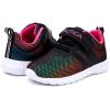 imageNautica Kids Fashion Sneaker Athletic Running Shoe with One Strap Boys  GirlsToddlerLittle KidBlack Rainbowtowheee