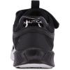 imageNautica Kids Fashion Sneaker Athletic Running Shoe with One Strap Boys  GirlsToddlerLittle KidPond Hopblack Metallic