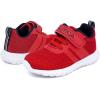 imageNautica Kids Fashion Sneaker Athletic Running Shoe with One Strap Boys  GirlsToddlerLittle KidRed